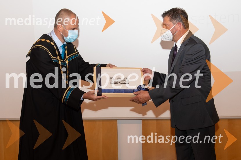 prof. dr. Miralem  Hadžiselimović, Prorektor za infrastrukturo Univerze v Mariboru;  ... Dan univerze v Mariboru 2020