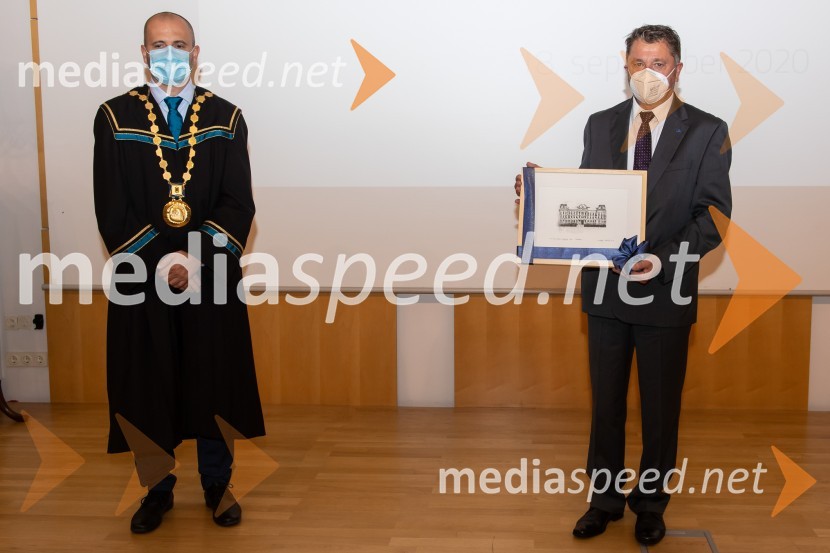 prof. dr. Miralem  Hadžiselimović, Prorektor za infrastrukturo Univerze v Mariboru;  ... Dan univerze v Mariboru 2020