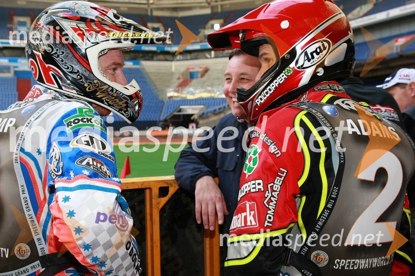 Jason Crump, Avstralija in Leigh Adams, AvstralijaSPEEDWAY GRAND PRIX, VN Nemčije, odpadli trening