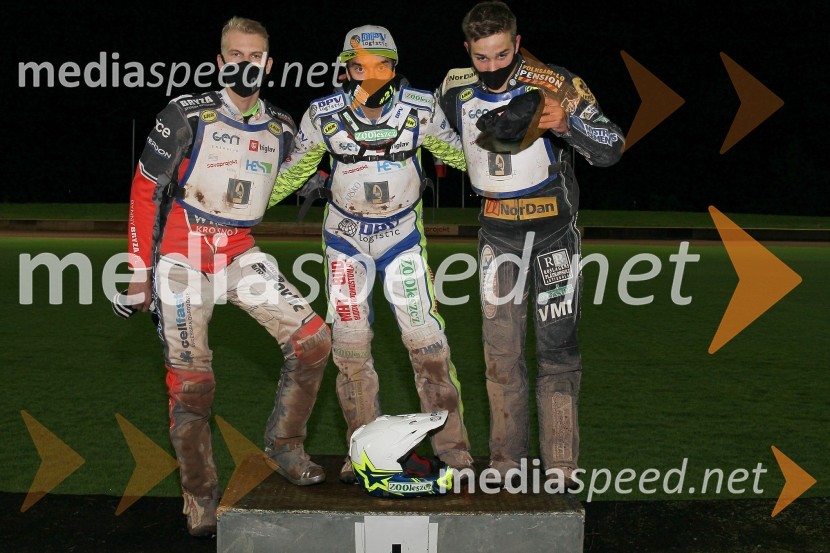  Nick Škorja, speedwayist (AMTK Ljubljana);  Matic Ivačič, speedwayist (AMD Krško);  Anže Grmek, AMTK LjubljanaSpeedway: Matic Ivačič državni prvak 2020