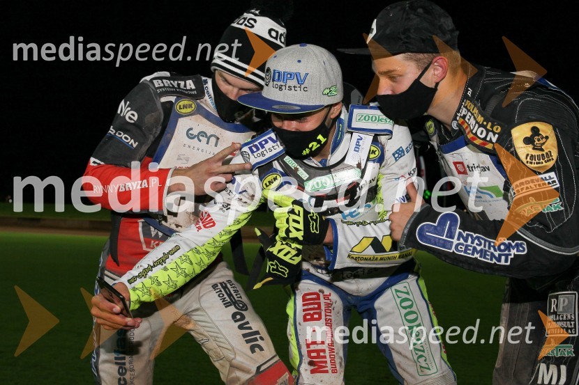  Nick Škorja, speedwayist (AMTK Ljubljana);  Matic Ivačič, speedwayist (AMD Krško);  Anže Grmek, AMTK LjubljanaSpeedway: Matic Ivačič državni prvak 2020