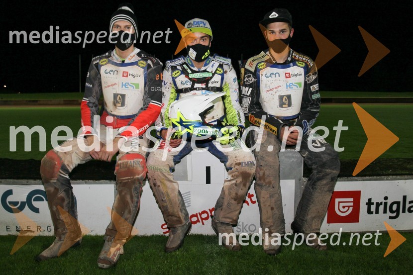  Nick Škorja, speedwayist (AMTK Ljubljana);  Matic Ivačič, speedwayist (AMD Krško);  Anže Grmek, AMTK LjubljanaSpeedway: Matic Ivačič državni prvak 2020