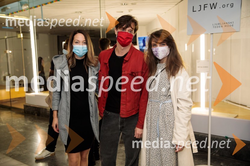  ... ;  Domen Valič, igralec;  Inja Zalta, manekenka in igralkaPetja Zorec, Ljubljana Fashion Week 2020