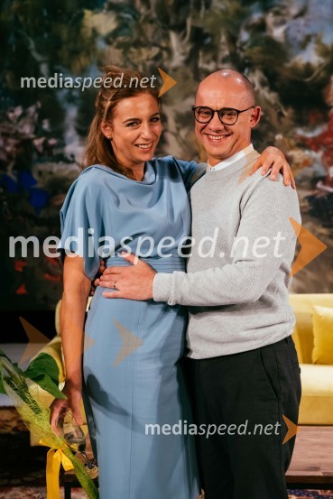  Barbara Medvešček, igralka;  Damjan M. Trbovc, igralecLaž, premiera komedije v SLG Celje