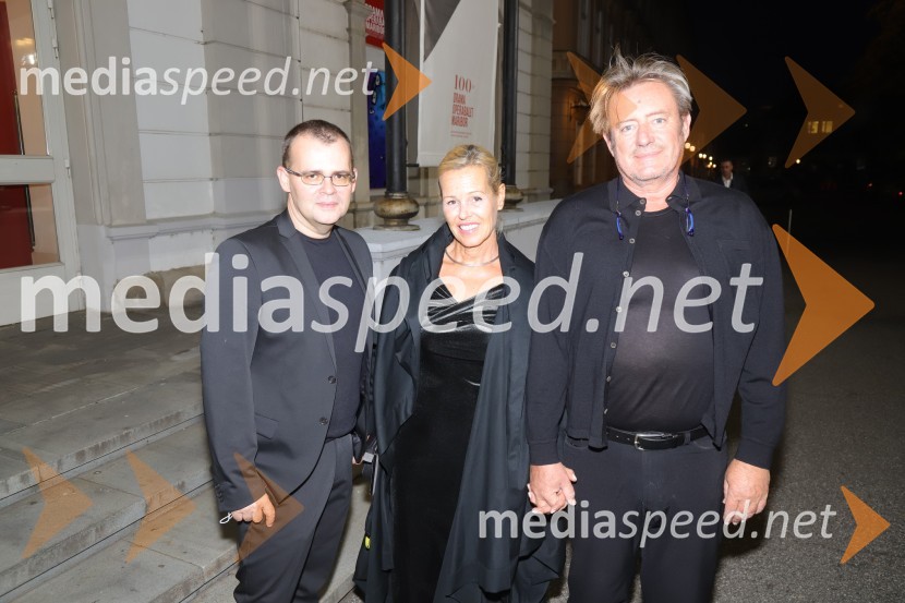  Alan Kavčič, predstavnik za odnose z javnostmi SNG Maribor;  Vita Rukavina;  Vladimir  Rukavina Gogo, direktor Narodnega doma Maribor ter direktor Festivala Lent Marpurgi, premiera opere v SNG Maribor