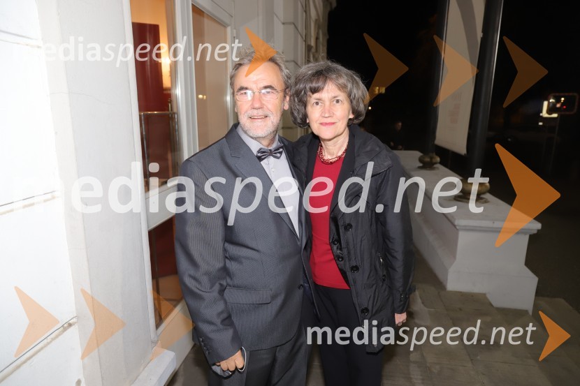 mag. Zdravko Luketič, mestni svetnik MOM, Nova Slovenija – Krščanski demokrati;  Nilda LuketičMarpurgi, premiera opere v SNG Maribor