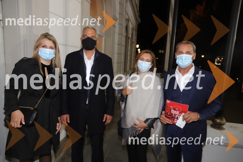  Katja Arsenovič, direktorica Rožmarin Hospitality Group;  Aleksander Saša Arsenovič, župan, Mestna občina Maribor; doc. dr. Suzana Žilič Fišer,  predstojnica Inštituta za medijske komunikacije na FERI;  Danilo Rošker, direktor SNG MariborMarpurgi, premiera opere v SNG Maribor