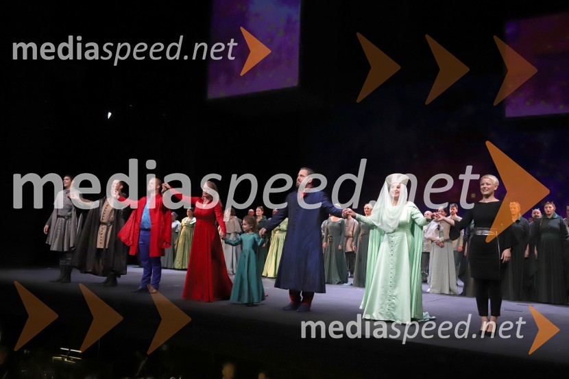  Bogdan  Stopar, operni solist;  Sebastijan Čelofiga, baritonist, operni pevec;  Martin Sušnik, operni solist;  Sabina  Cvilak, operna pevka;  Rene Vujinić Cvilak;  Jaki Jurgec, operni solist;  Irena  Petkova, operna pevka;  Zsuzsa Budavari Novak, zborovodkinjaMarpurgi, premiera opere v SNG Maribor