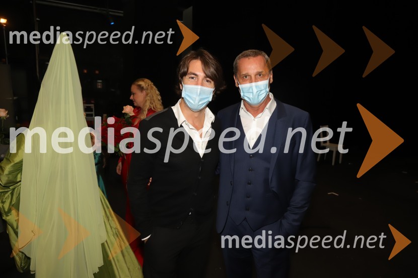  Edward Clug, umetniški direktor, Balet SNG Maribor;  Danilo Rošker, direktor SNG MariborMarpurgi, premiera opere v SNG Maribor