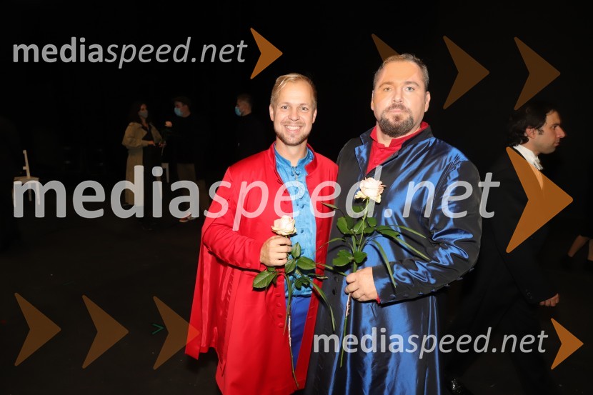  Martin Sušnik, operni solist;  Jaki Jurgec, operni solistMarpurgi, premiera opere v SNG Maribor