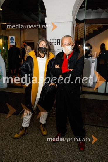 Melinda Rebrek, izvršna producentka LJFW;  Milan Gačanovič - Gacho, kreativni direktorNatasa Hrupic, Draž in Prik modna revija, Ljubljana Fashion Week 2020