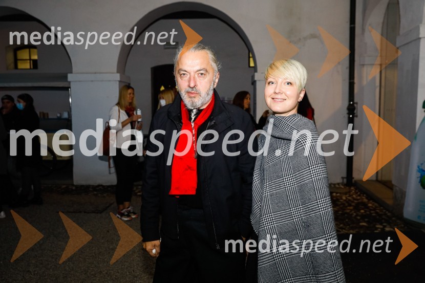  Milan Gačanovič - Gacho, kreativni direktor;  Nina Žnideršič, modna fotografinjaNatasa Hrupic, Draž in Prik modna revija, Ljubljana Fashion Week 2020