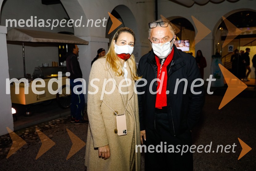  Andreja  Freyer, LJFW;  Milan Gačanovič - Gacho, kreativni direktorNatasa Hrupic, Draž in Prik modna revija, Ljubljana Fashion Week 2020