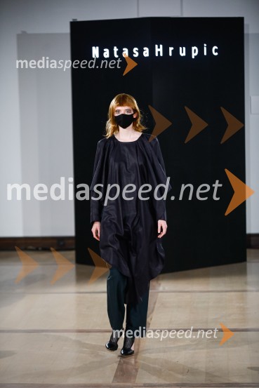 Natasa Hrupic, Draž in Prik modna revija, Ljubljana Fashion Week 2020
