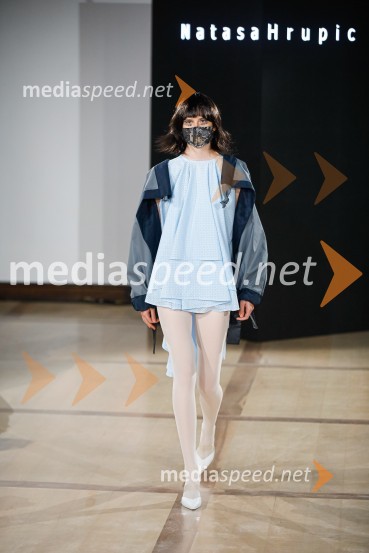 Natasa Hrupic, Draž in Prik modna revija, Ljubljana Fashion Week 2020