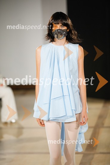 Natasa Hrupic, Draž in Prik modna revija, Ljubljana Fashion Week 2020