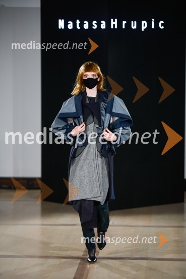 Natasa Hrupic, Draž in Prik modna revija, Ljubljana Fashion Week 2020