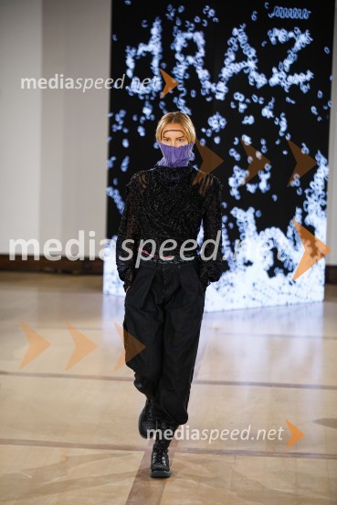 Natasa Hrupic, Draž in Prik modna revija, Ljubljana Fashion Week 2020
