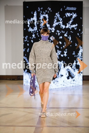 Natasa Hrupic, Draž in Prik modna revija, Ljubljana Fashion Week 2020