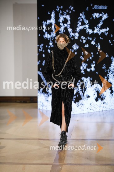 Natasa Hrupic, Draž in Prik modna revija, Ljubljana Fashion Week 2020