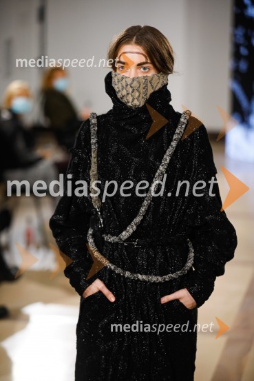 Natasa Hrupic, Draž in Prik modna revija, Ljubljana Fashion Week 2020