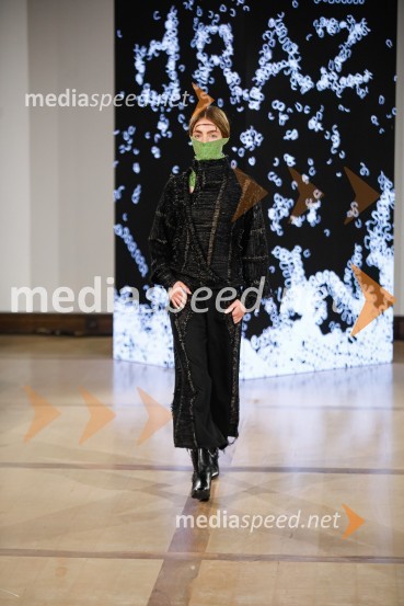 Natasa Hrupic, Draž in Prik modna revija, Ljubljana Fashion Week 2020