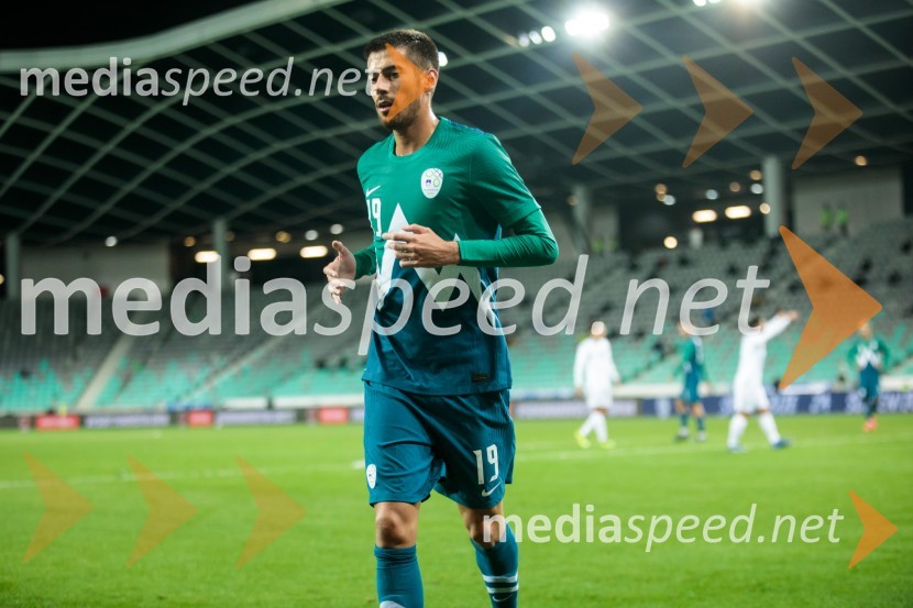  Mario Jurčević, nogometaš, NK OlimpijaPrijateljska tekma, Slovenija : San Marino