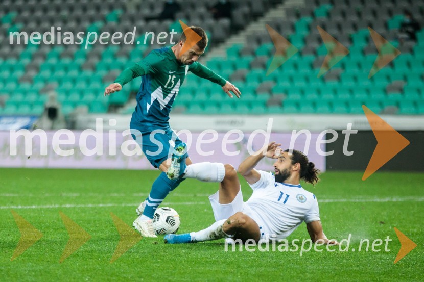  Damjan Bohar, nogometaš, NK Maribor;  ... Prijateljska tekma, Slovenija : San Marino