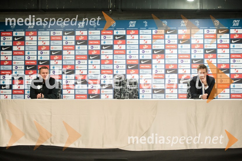  Matjaž Kek, selektor slovenske nogometne reprezentance;  ... Prijateljska tekma, Slovenija : San Marino