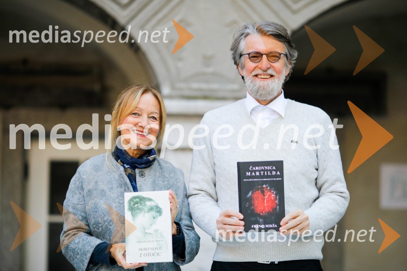  Amalija - Malči Mikša Jelen, novinarka;  Franc Mikša, diplomatPredstavitev knjig Franca Mikše in Amalije Jelen Mikša