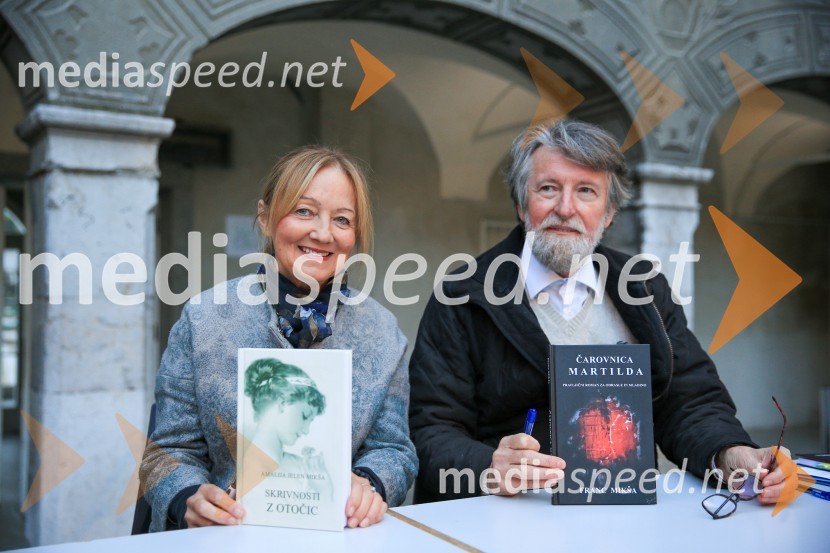  Amalija - Malči Mikša Jelen, novinarka;  Franc Mikša, diplomatPredstavitev knjig Franca Mikše in Amalije Jelen Mikša