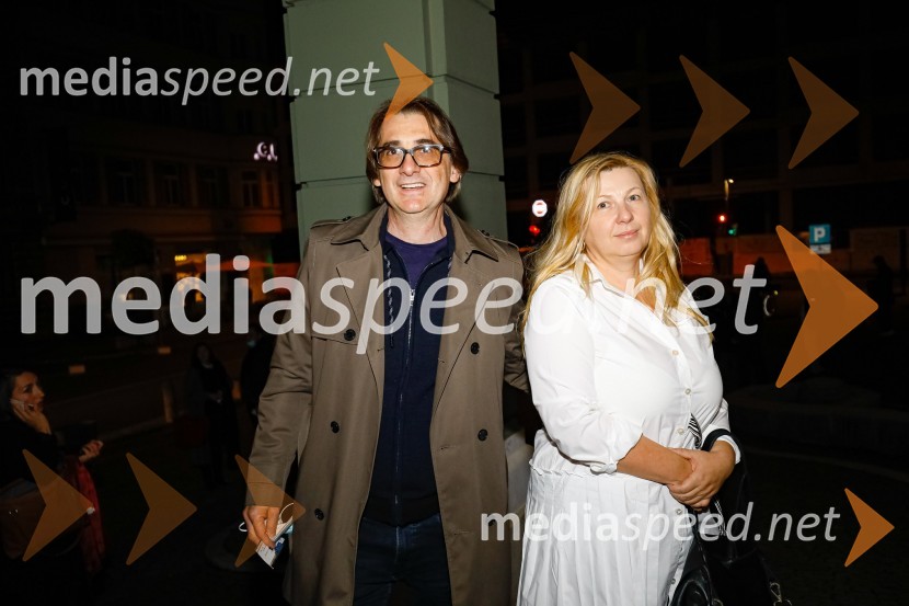  Aleksandar  Popovski, režiser, umetniški direktor Drame SNG Maribor;  Natalija PopovskiMoj mož, premiera predstave