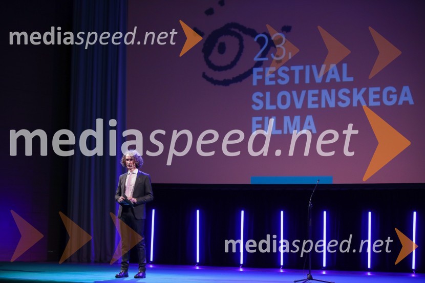  Jure Longyka, moderatorPodelitev nagrad vesna, Festival slovenskega filma