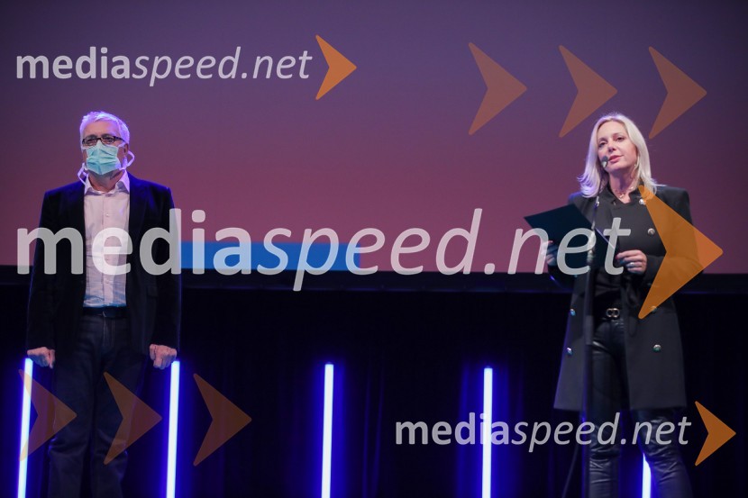  Jani Sever, filmski producent;  Veronika Žajdela, voditeljicaPodelitev nagrad vesna, Festival slovenskega filma