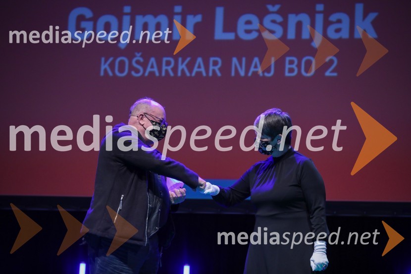  Gojmir Lešnjak Gojc, igralec;  Maja Sever, igralkaPodelitev nagrad vesna, Festival slovenskega filma