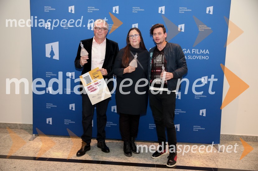  Jani Sever, filmski producent;  Nina Jeglič;  Primož Bezjak, igralecPodelitev nagrad vesna, Festival slovenskega filma