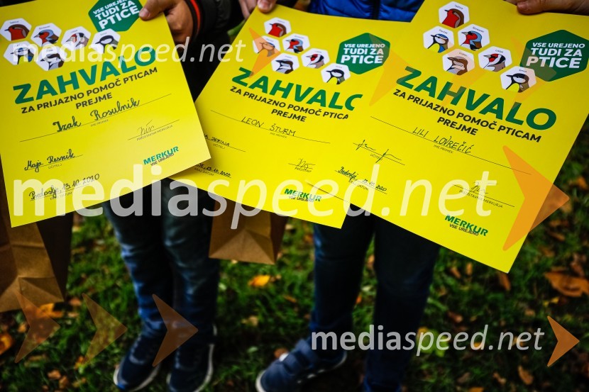 Otvoritev razstave Ptičje hišice v Kranju