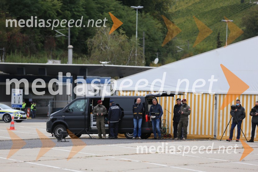 Policijski droni - skupna vaja slovenske in avstrijske policije