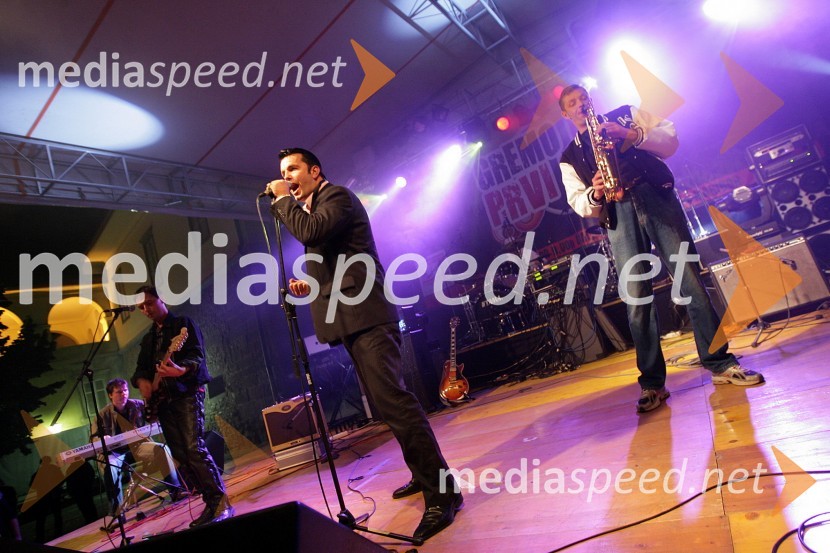 Skupina Rok'n'bandGremo na prvi rok, koncert Univerze v Mariboru