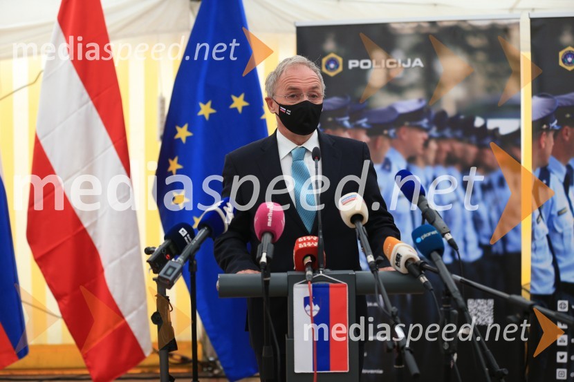  Aleš Hojs, Minister za notranje zadevePolicijski droni - skupna vaja slovenske in avstrijske policije