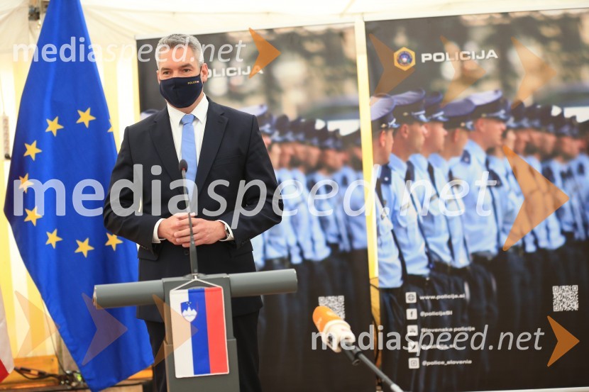  Karl Nehammer, minister za notranje zadeve AvstrijePolicijski droni - skupna vaja slovenske in avstrijske policije