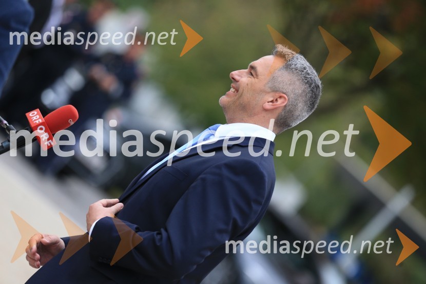  Karl Nehammer, minister za notranje zadeve AvstrijePolicijski droni - skupna vaja slovenske in avstrijske policije