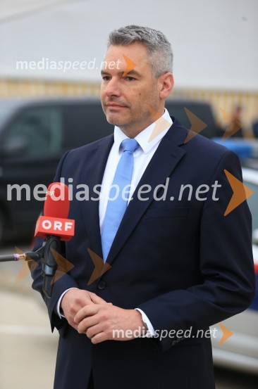  Karl Nehammer, minister za notranje zadeve AvstrijePolicijski droni - skupna vaja slovenske in avstrijske policije