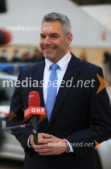  Karl Nehammer, minister za notranje zadeve AvstrijePolicijski droni - skupna vaja slovenske in avstrijske policije