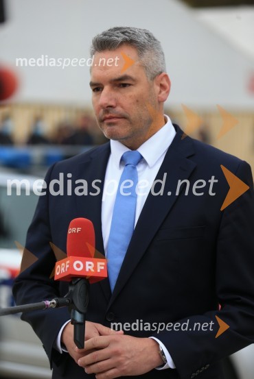  Karl Nehammer, minister za notranje zadeve AvstrijePolicijski droni - skupna vaja slovenske in avstrijske policije