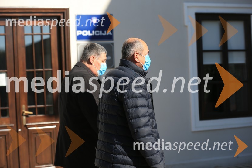  Anton Leskovar, župan občne Kidričevo;  Janez Janša, predsednik vlade RSOdprtje začetka izgradnje daljnovoda Cirkovce - Pince