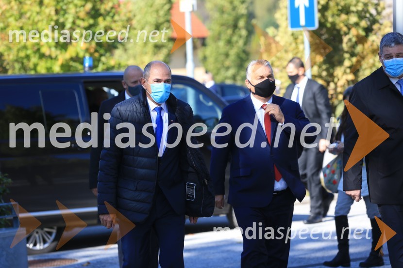  Janez Janša, predsednik vlade RS;  Viktor Orbán, predsednik madžarske vladeOdprtje začetka izgradnje daljnovoda Cirkovce - Pince