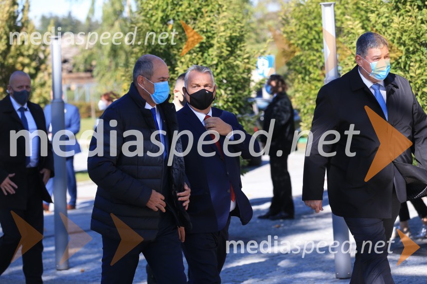  Janez Janša, predsednik vlade RS;  Viktor Orbán, predsednik madžarske vlade;  Anton Leskovar, župan občne KidričevoOdprtje začetka izgradnje daljnovoda Cirkovce - Pince