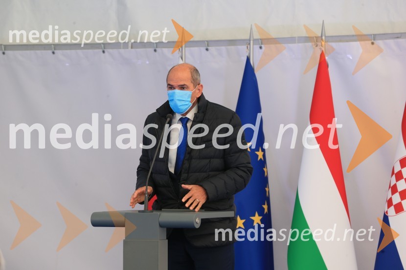  Janez Janša, predsednik vlade RSOdprtje začetka izgradnje daljnovoda Cirkovce - Pince