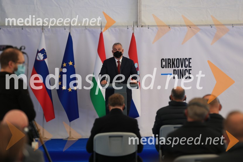  Viktor Orbán, predsednik madžarske vladeOdprtje začetka izgradnje daljnovoda Cirkovce - Pince